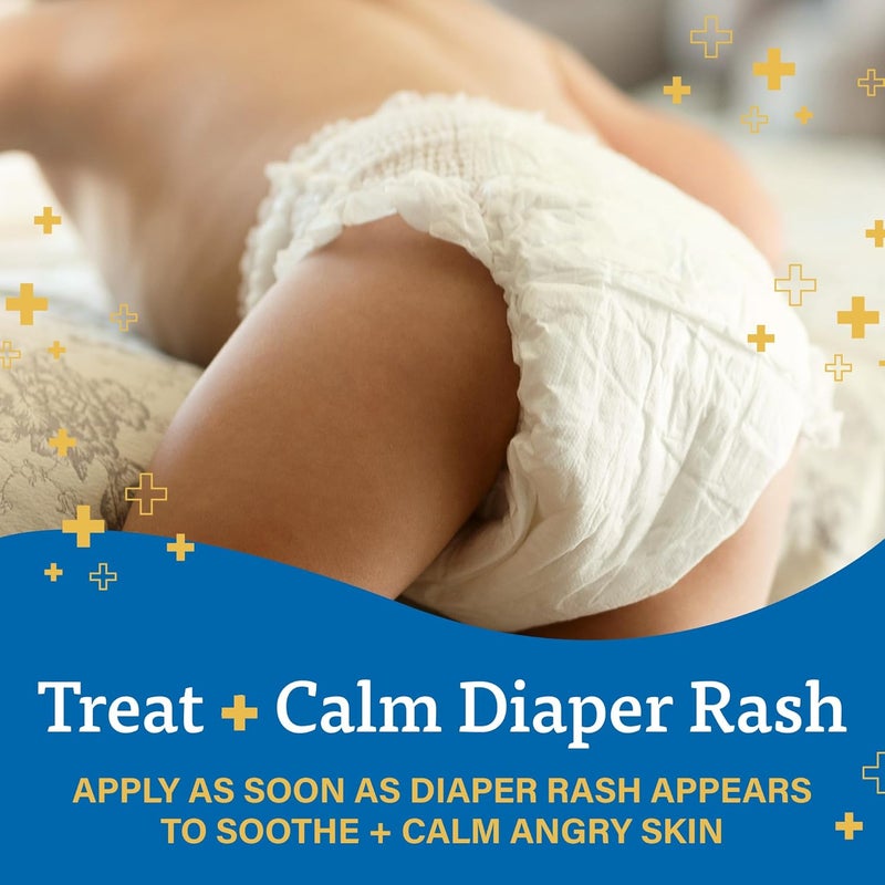 A + D Treat + Heal Zinc Oxide Diaper Rash Cream 16 oz Jar - Soothes & Treats Diaper Rash - Zinc Oxide 10% Dimethicone 1% - Easy Spreading Cream for Baby - Fast Acting - Image 4